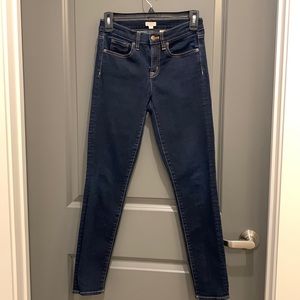 J Crew mide rise skinny jeans